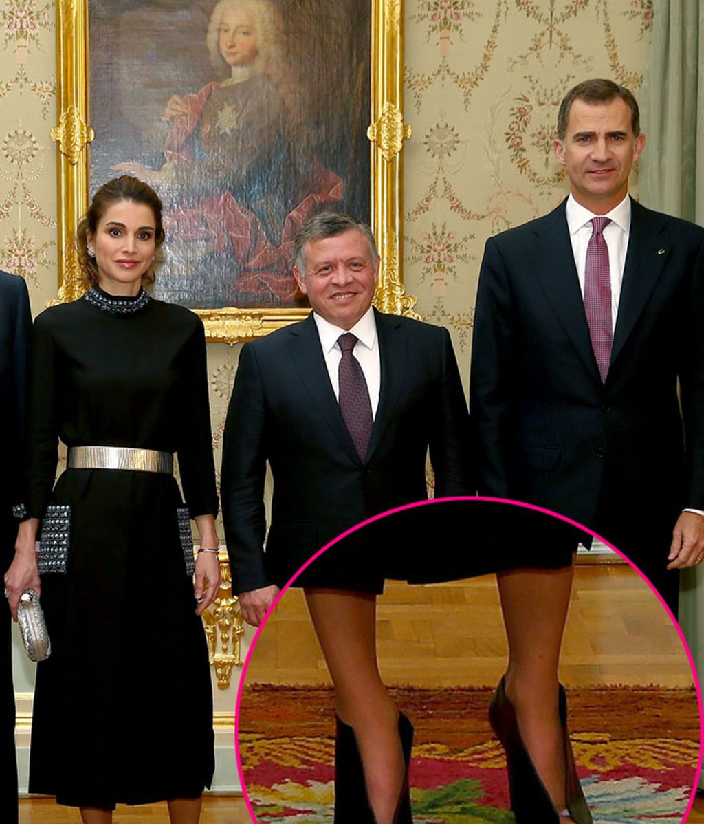 Los polémicos zapatos de la cena