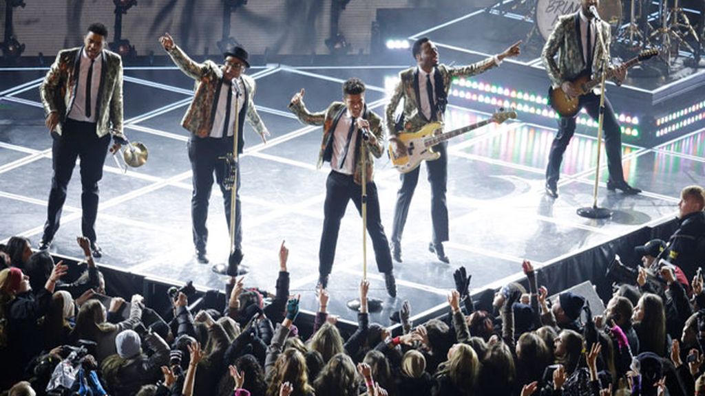 La actuación de Bruno Mars