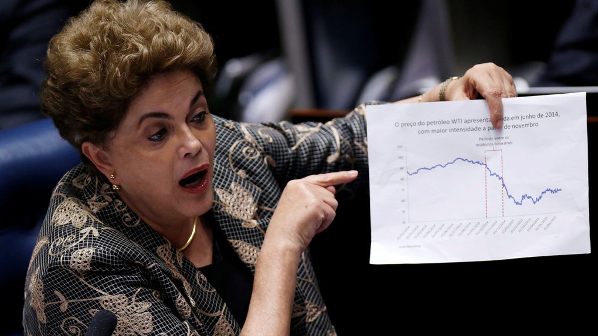 Dilma Rousseff se defiende contra lo que califica un "golpe de estado"