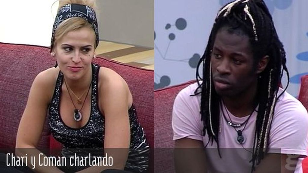 Chari y Coman charlando