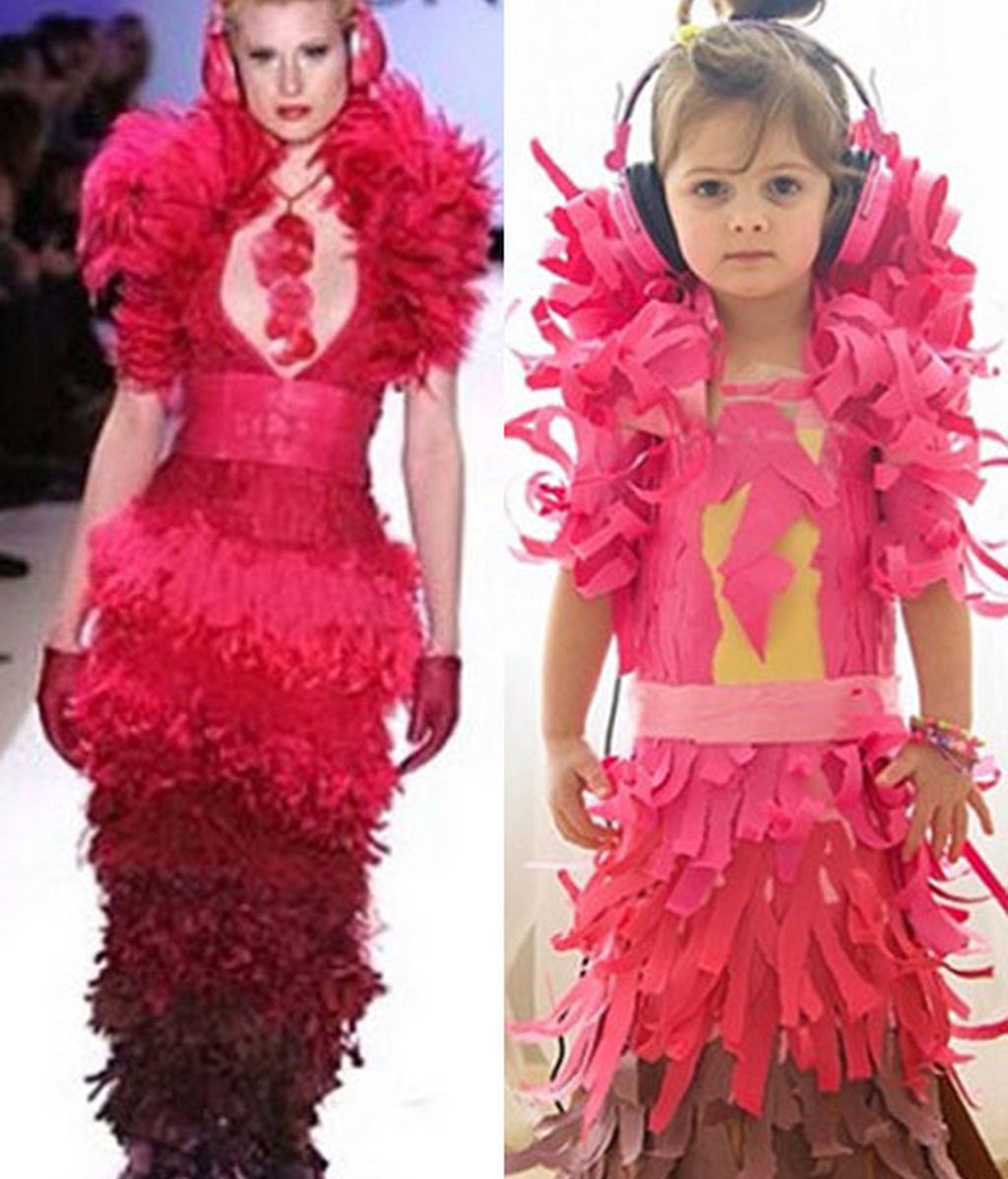 Vestidos de alfombra roja, en papel