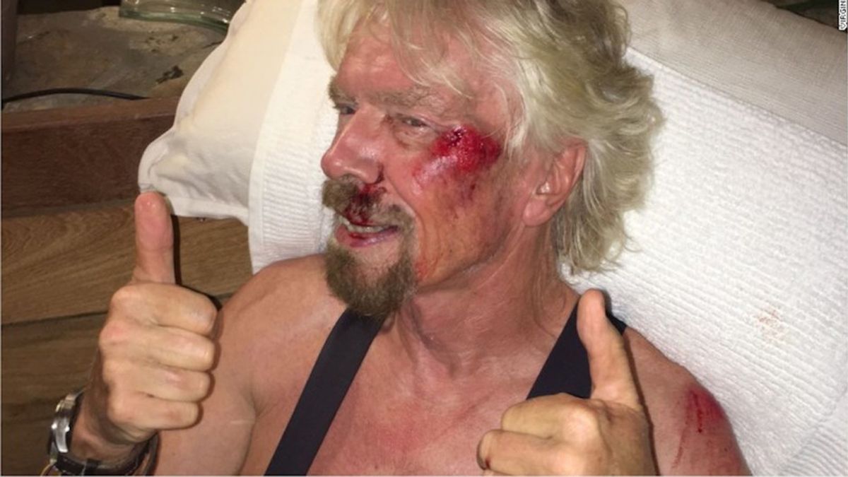 Richard Branson sufre un accidente en el que creía que "iba a morir"