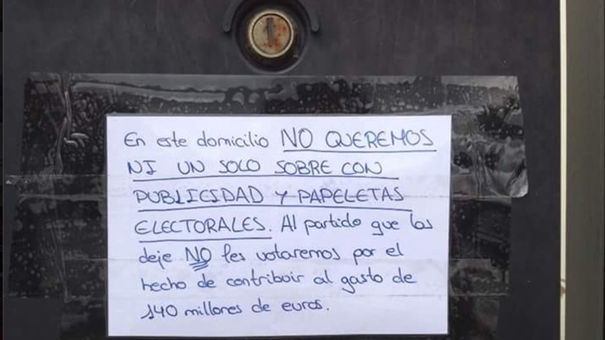 Campaña ciudadana contra el despilfarro en las elecciones