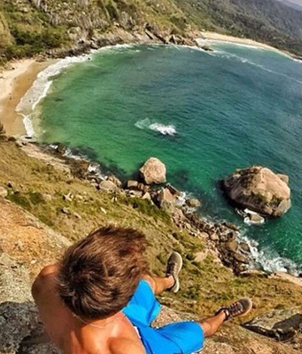 Leonardo Pereira en Pedra da Gavea, Río de Janeiro