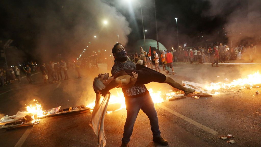 Violentas protestas en Brasil contra la política de Temer