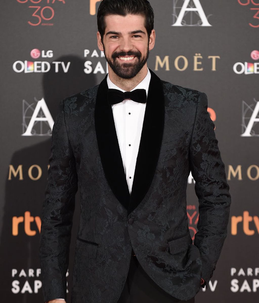 Miguel Ángel Muñoz ha elegido un traje con estampado