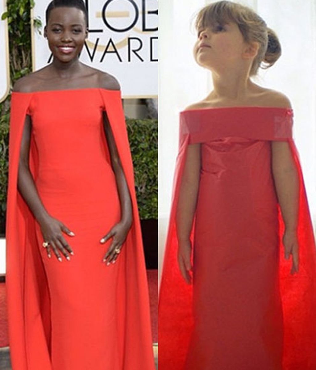 Vestidos de alfombra roja, en papel