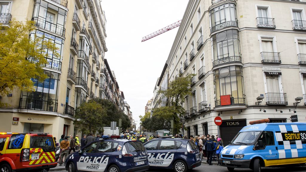 Desalojo de siete edificios de Madrid por peligro de derrumbe