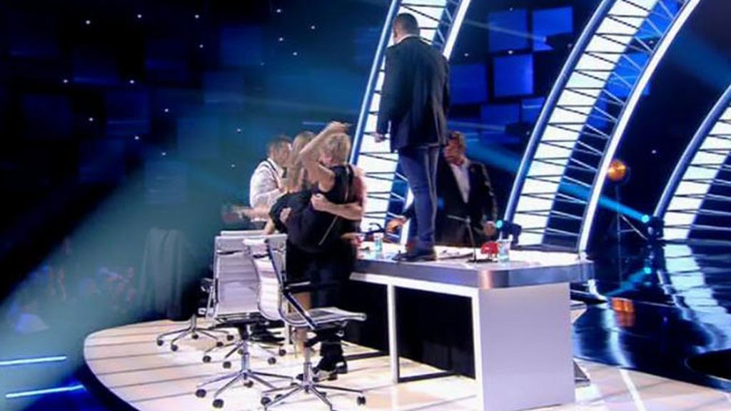 Edurne, Eva Hache, J.J. Vázquez y Jesús V. lo dieron todo