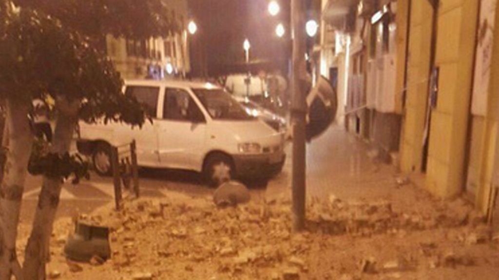El seísmo ha provocado daños materiales