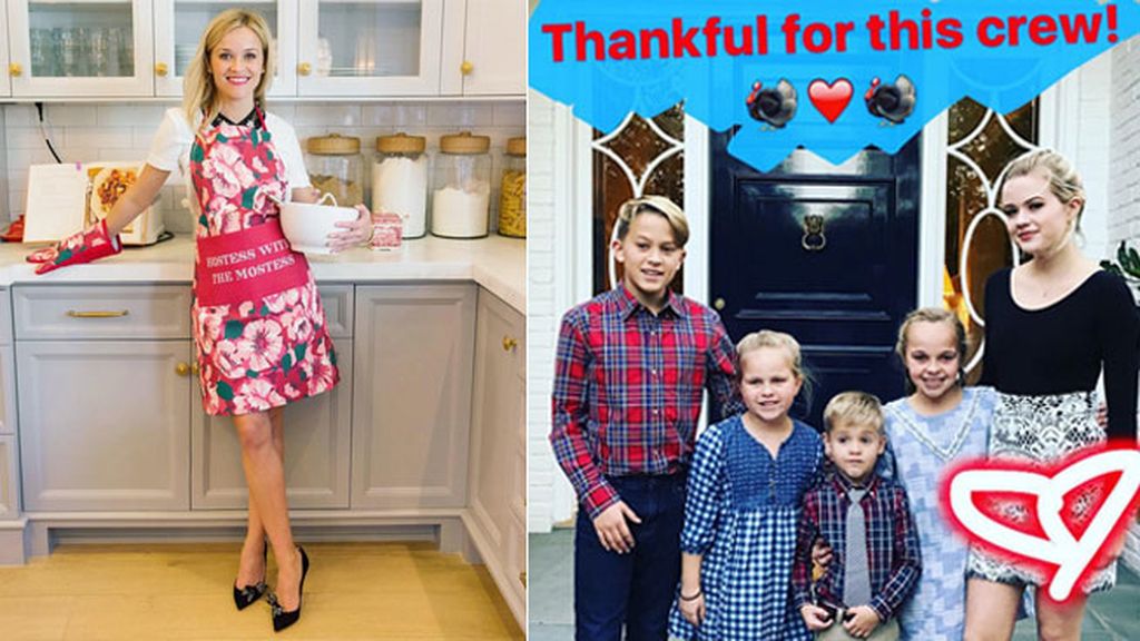 Reese Witherspoon en su versión chef y también muy familiar