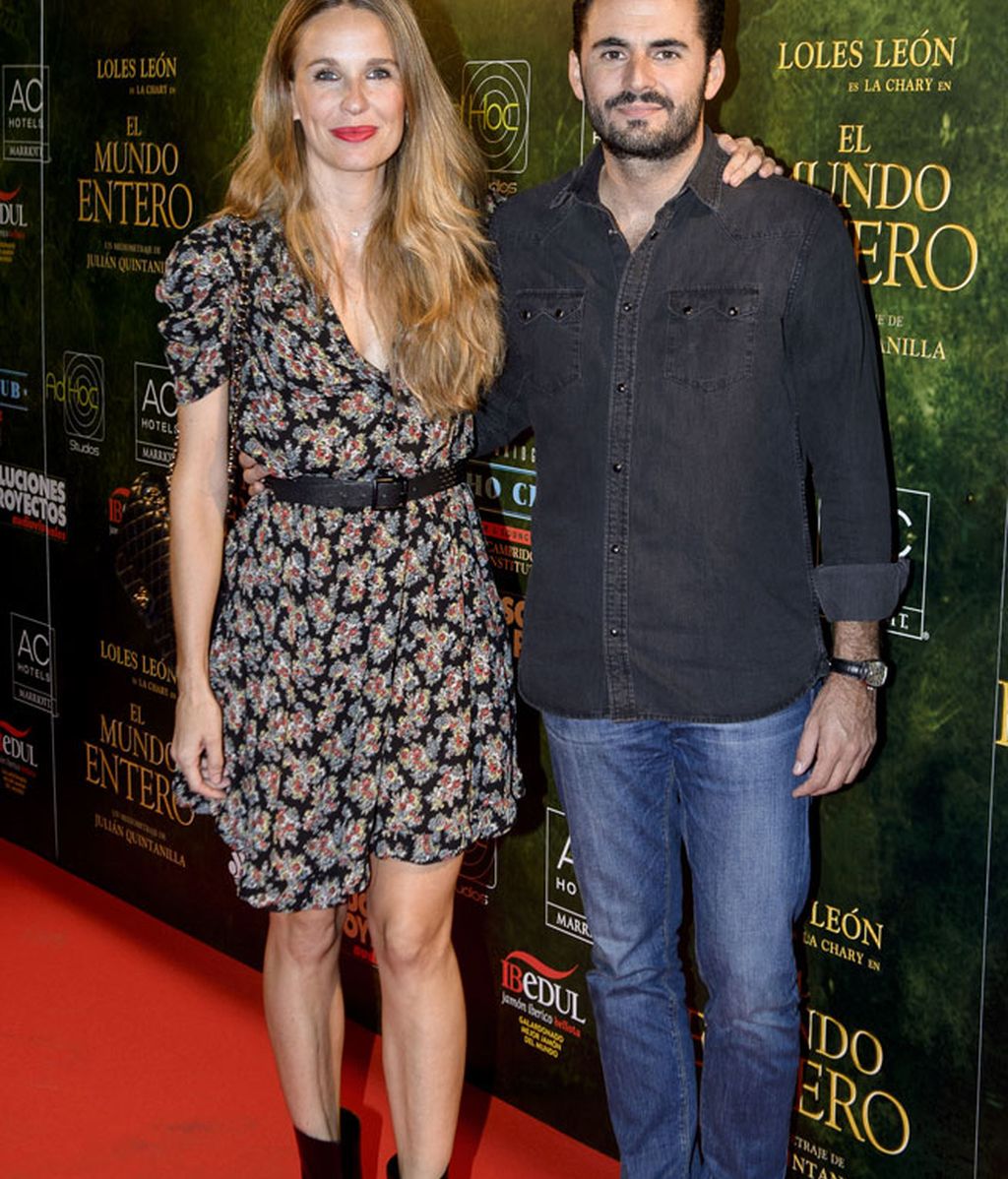 La actriz Carola Baleztena y su marido, Emiliano Suárez