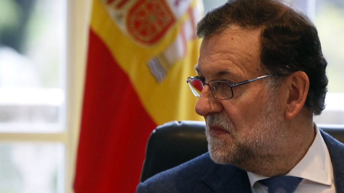 Rajoy en una reunión