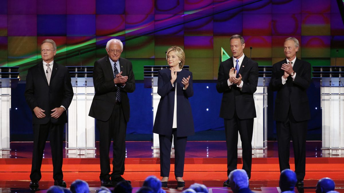 Primer debate de los candidatos demócratas a la presidencia de EEUU