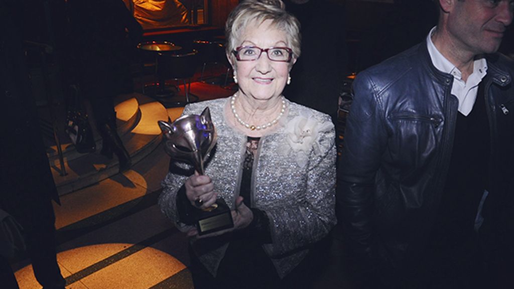 Itziar Aizpuru, ganadora del premio a la mejor actriz de reparto por "Loreak"