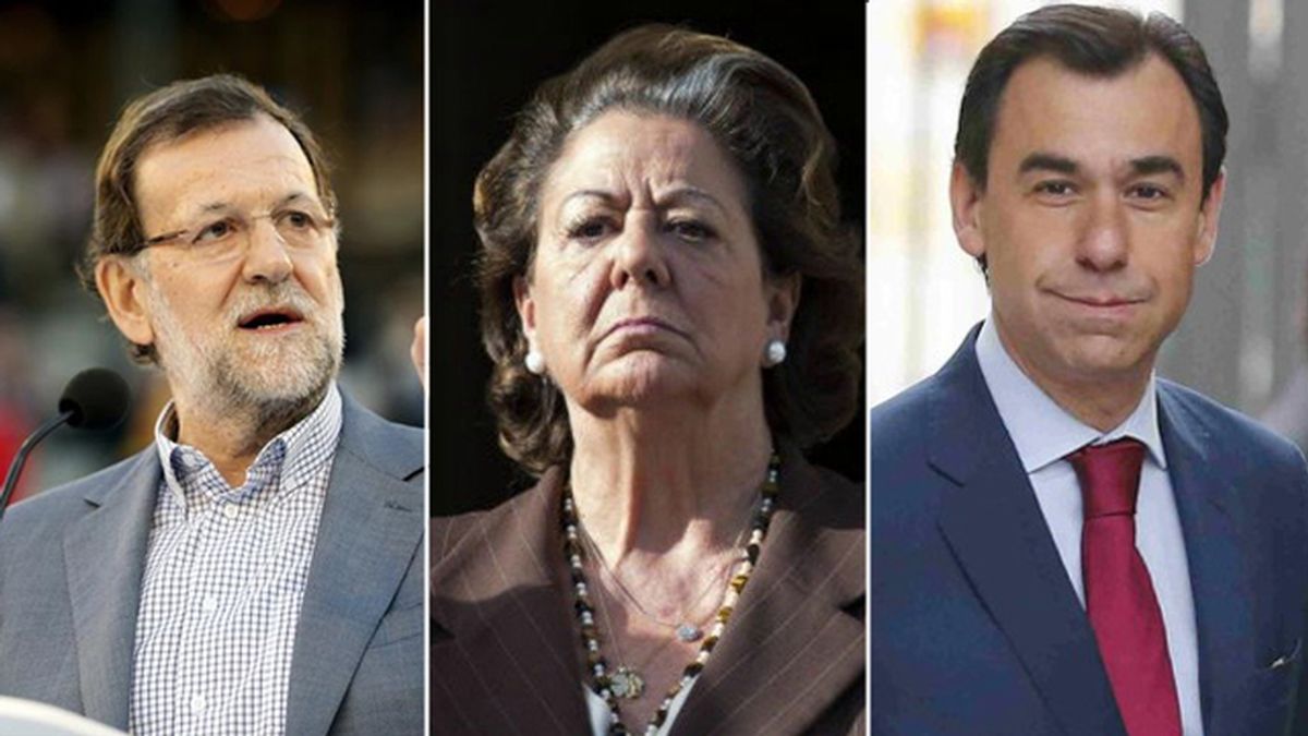 Mariano Rajoy, Rita Barberá y Fernando Martínez-Maillo
