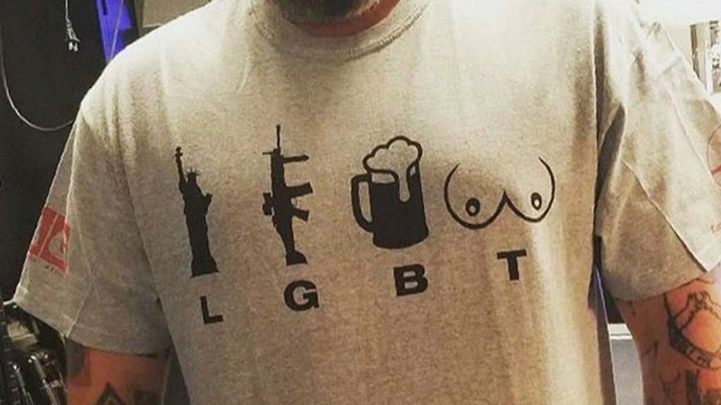 Una parodia de las siglas LGTB, ¿la peor camiseta del mundo? Una parodia de las siglas LGTB, ¿la peor camiseta del mundo?