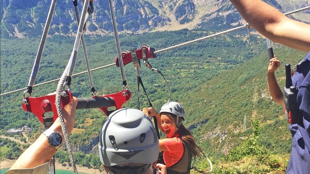 volando sobre los Pirineos