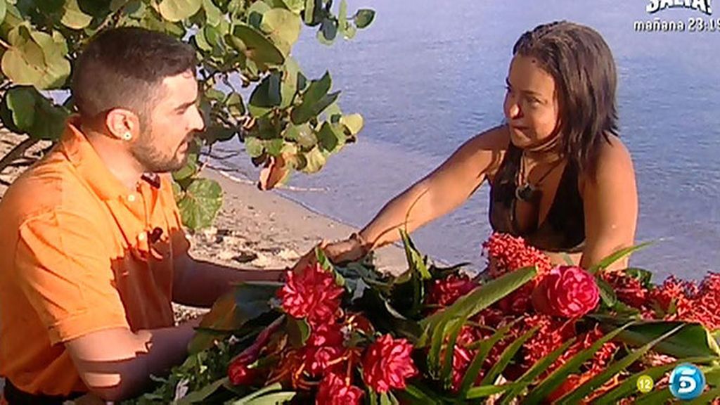 Chiqui y Borja dormirán juntos en el palafito