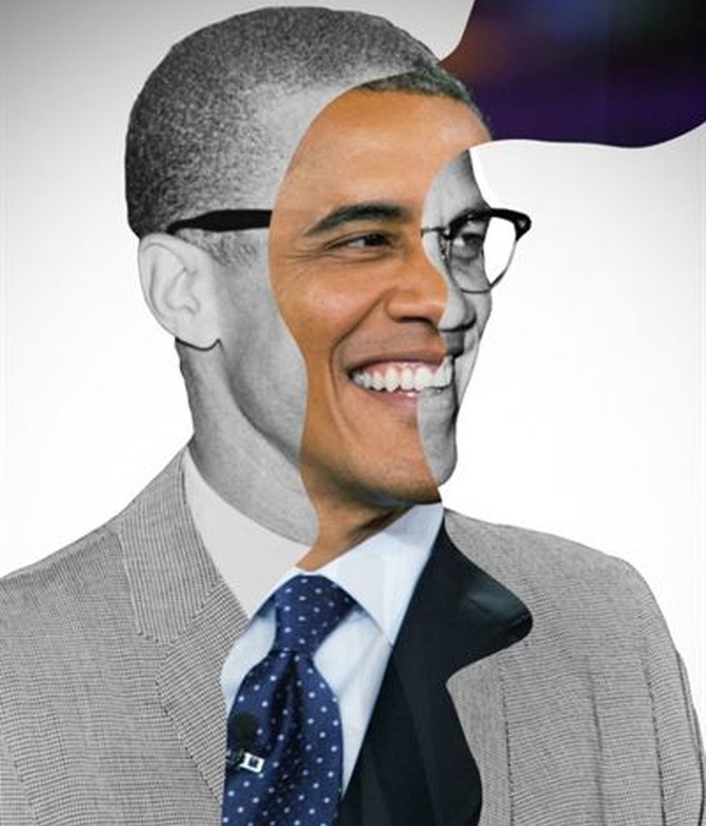 Barack Obama y Malcolm X