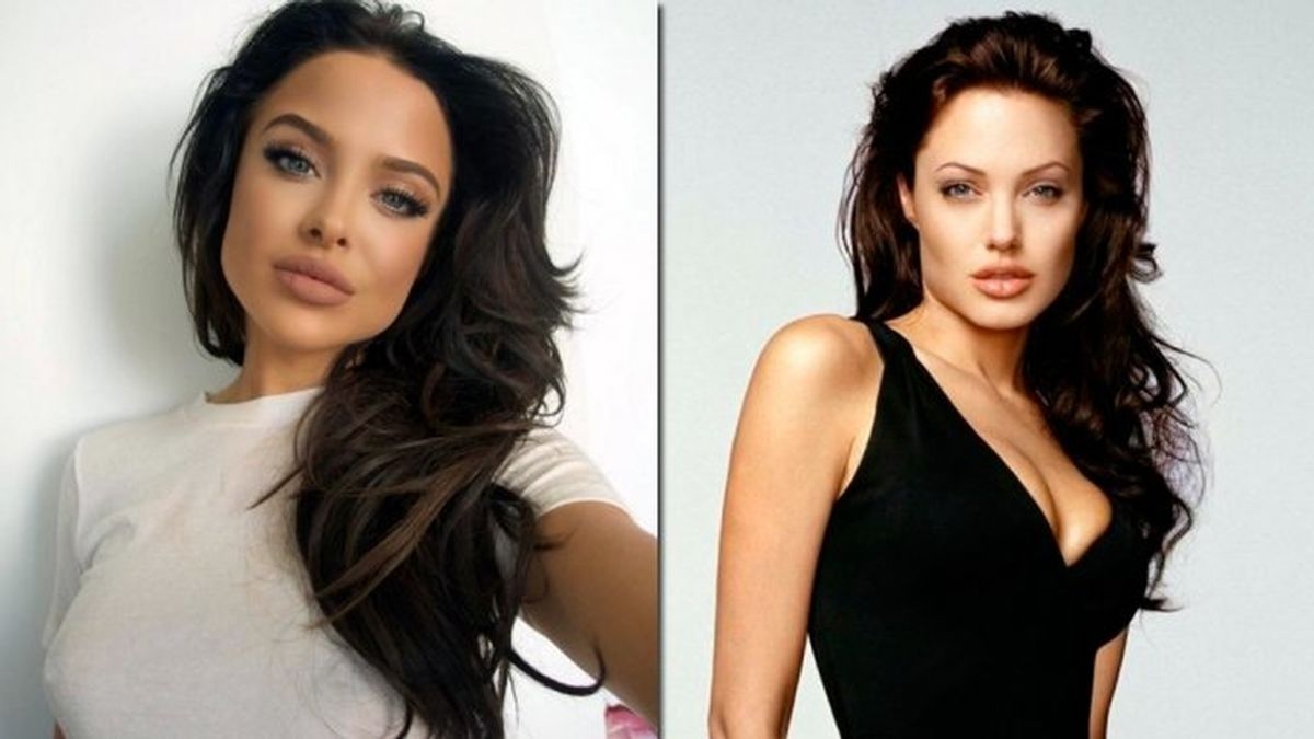 Revoluciona las redes por su gran parecido a Angelina Jolie