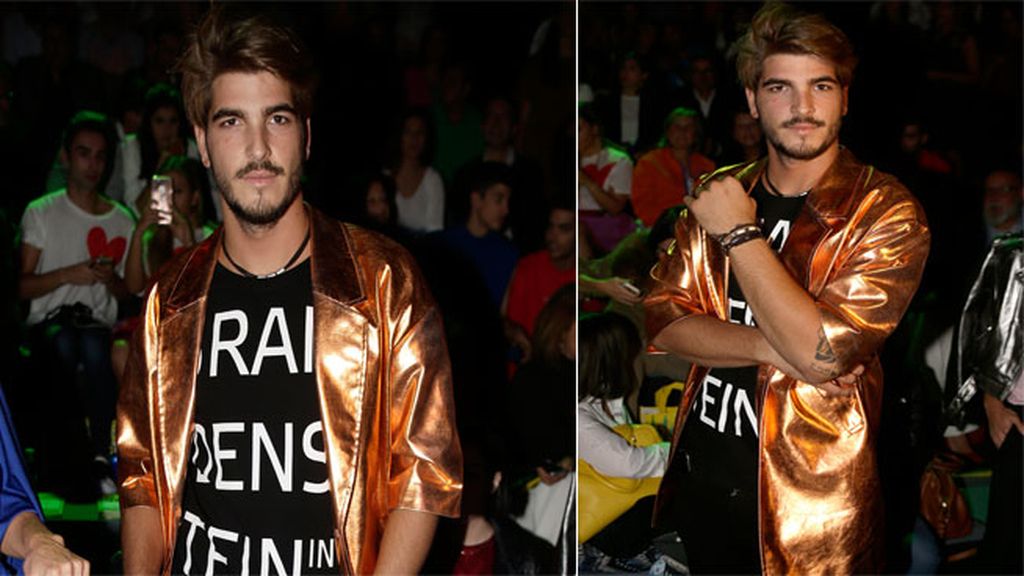 El ex superviviente, Jorge Ruiz en el desfile de Agatha Ruiz de la Prada