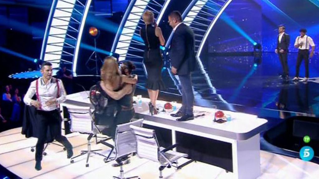 Edurne, Eva Hache, J.J. Vázquez y Jesús V. lo dieron todo