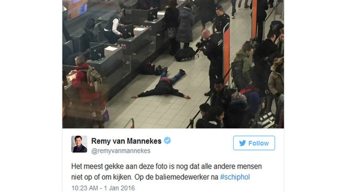 Falsa amenaza de bomba en Schiphol