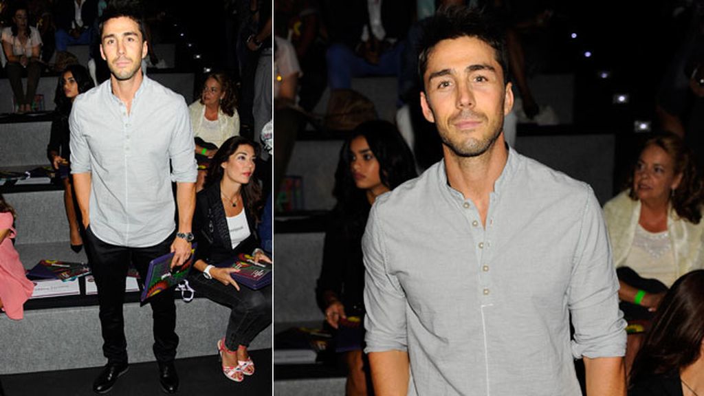 Rubén Sanz en el desfile de Desigual