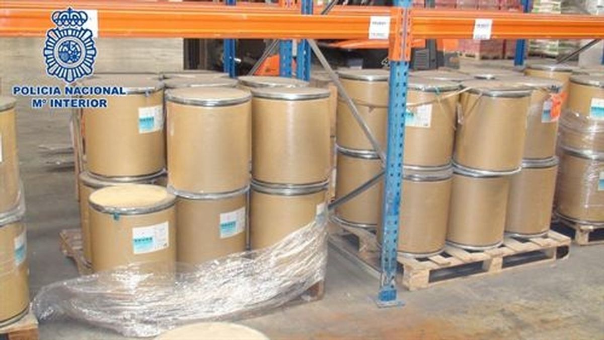 Interceptados en Algeciras 1.500 kilos de efedrina procedente de China para fabricar metanfetamina