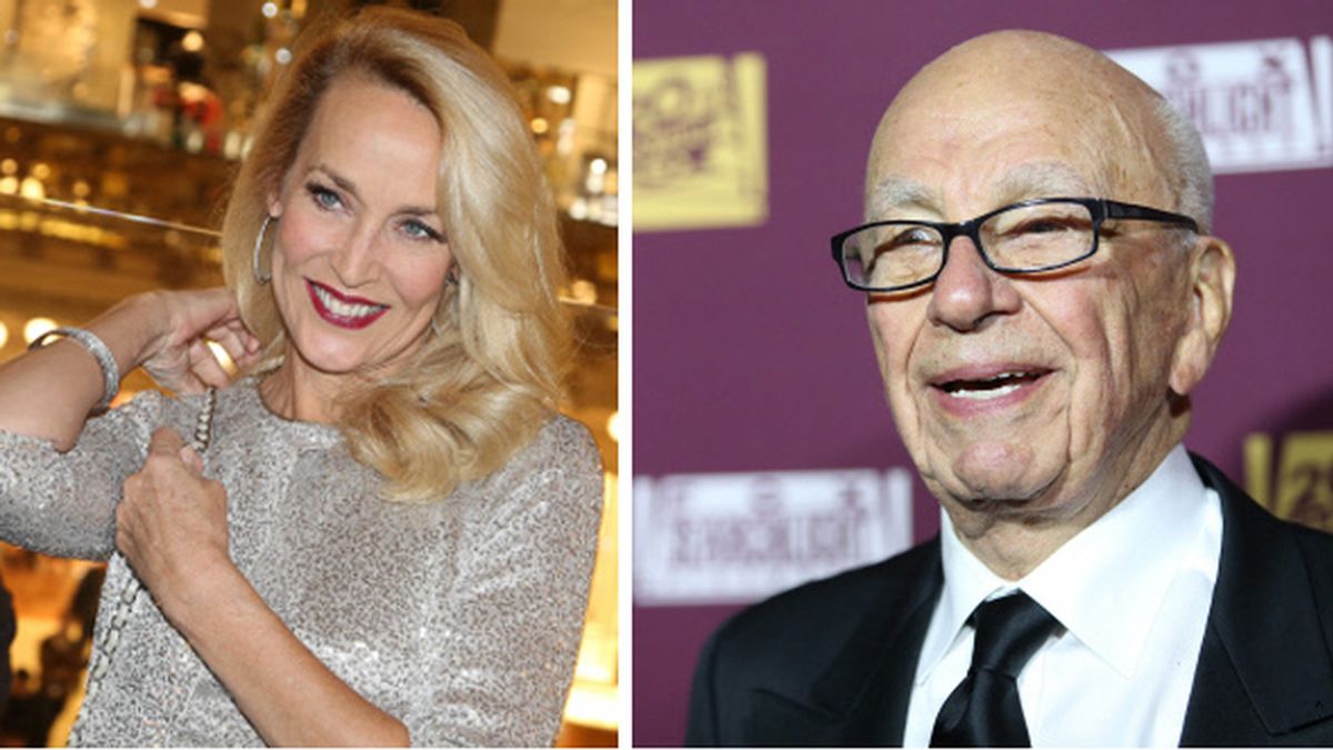 Rupert Murdoch y Jerry Hall, nueva pareja