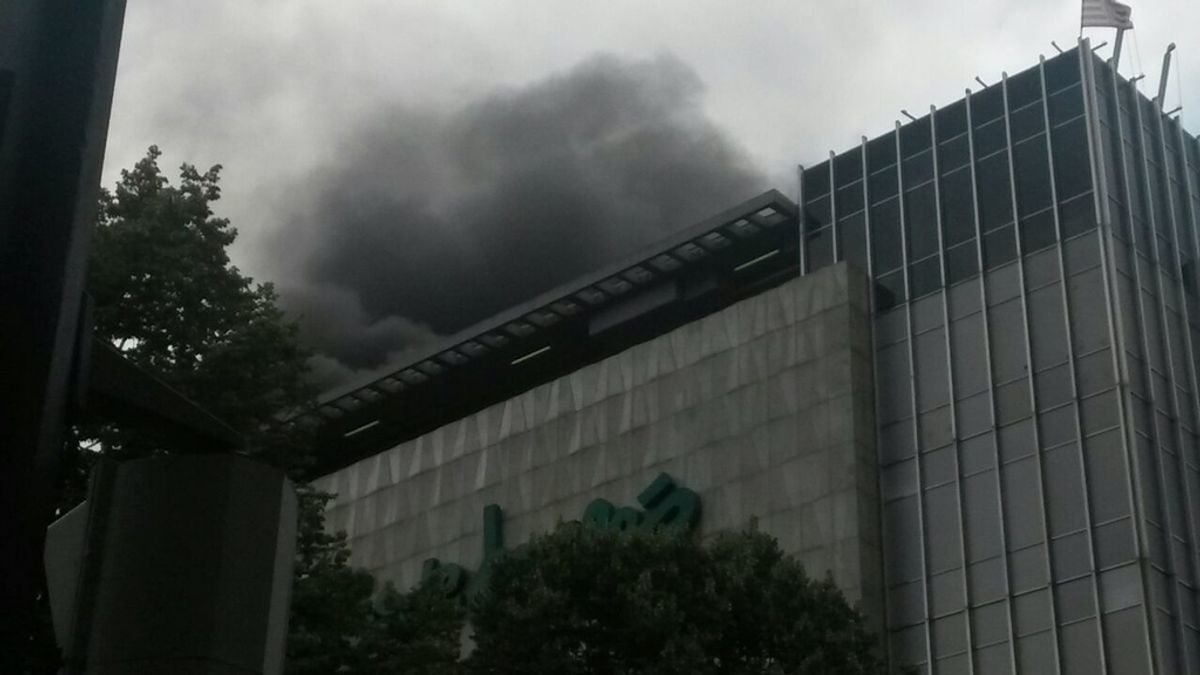 Incendio en El Corte Inglés de Bilbao