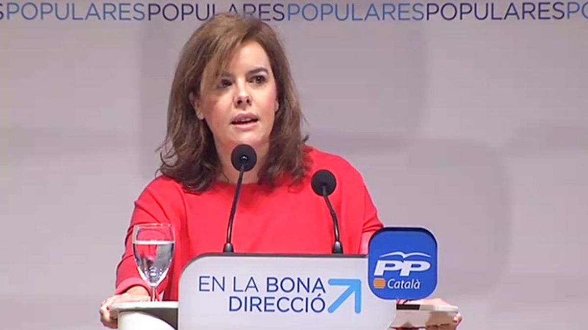 Santamaría advierte de que el Gobierno no dialogará sobre la soberanía