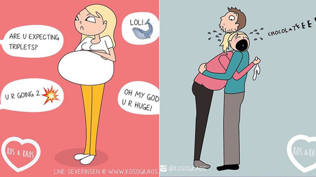 Las etapas del embarazo, vistas con humor