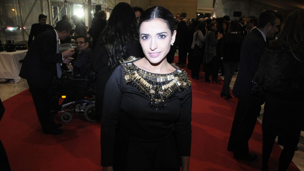 Inma Cuesta con un diseño de Elisabetta Franchi