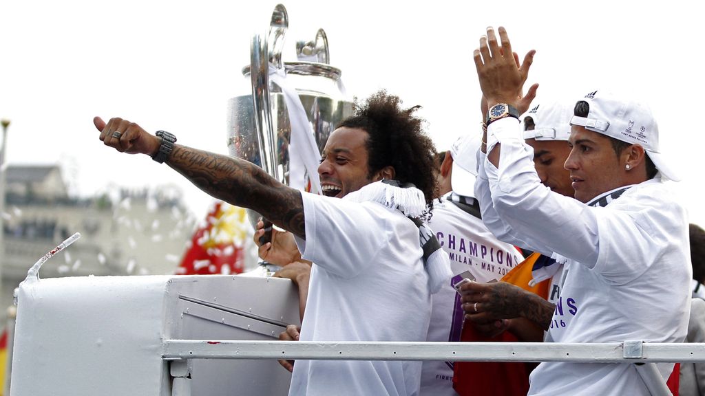 Marcelo Vieira y Cristiano Ronaldo