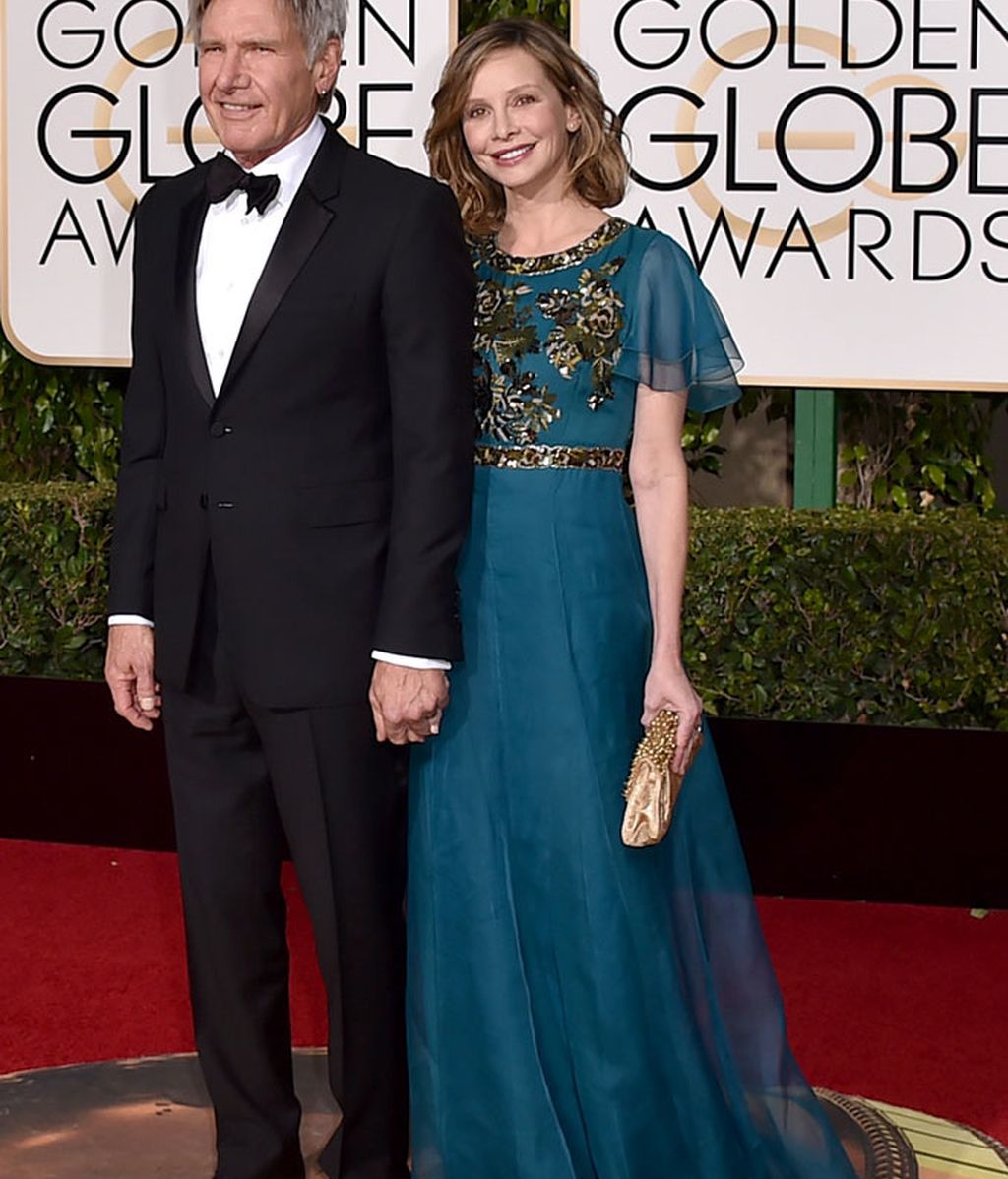 Harrison Ford junto a Calista Folckhart, ella de Andrew Gn