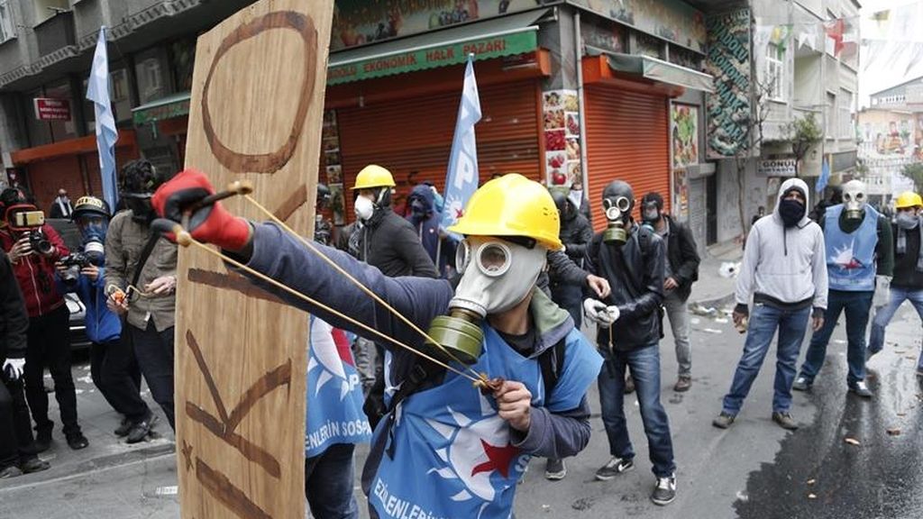 Protestas en Turquía en el Día Internacional de los Trajadores