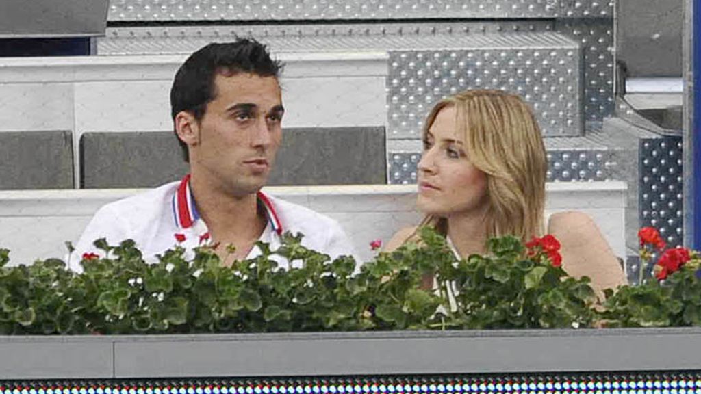 Los futbolistas llevan a sus novias al tenis