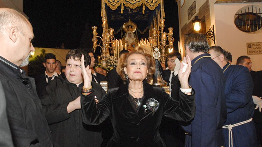 Famosos devotos en Semana Santa