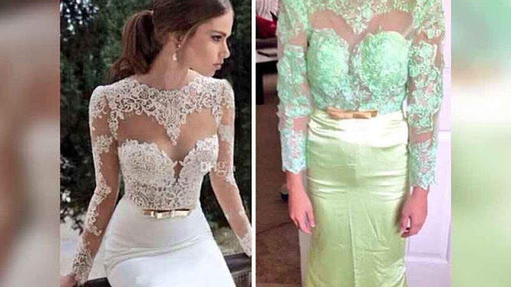 El vestido se debió de desteñir