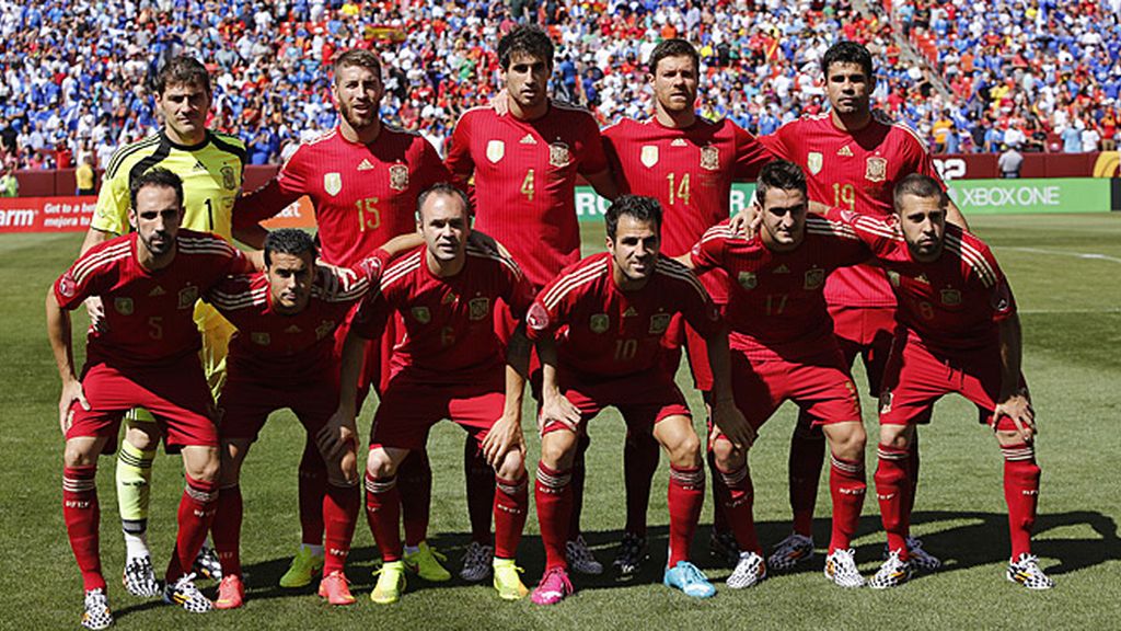 Alineación inicial de España