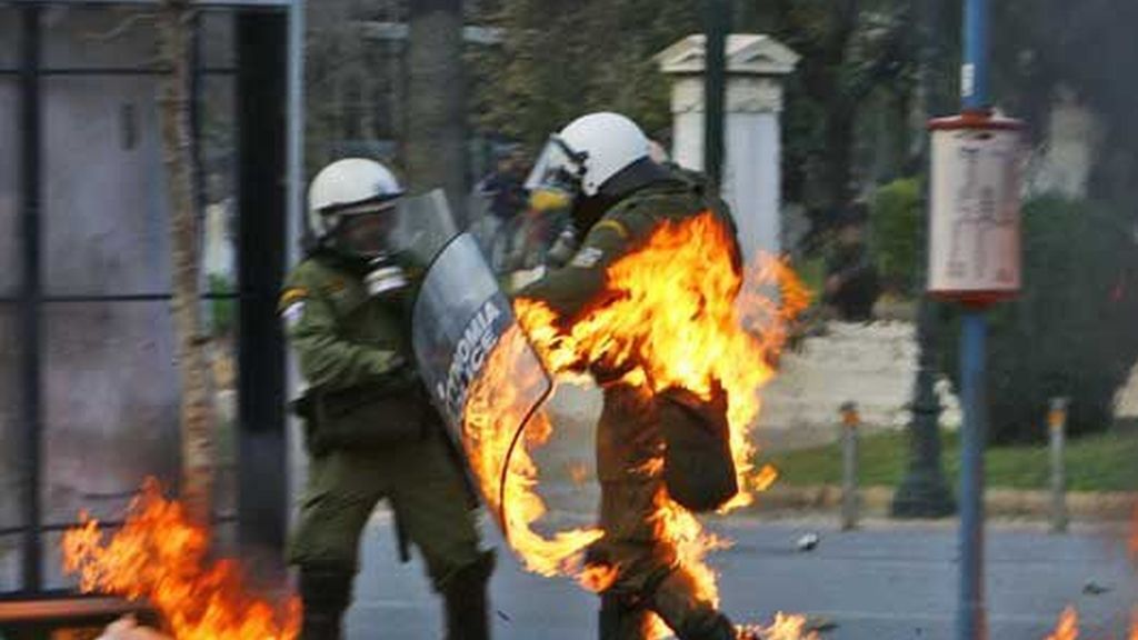 Disturbios en Grecia
