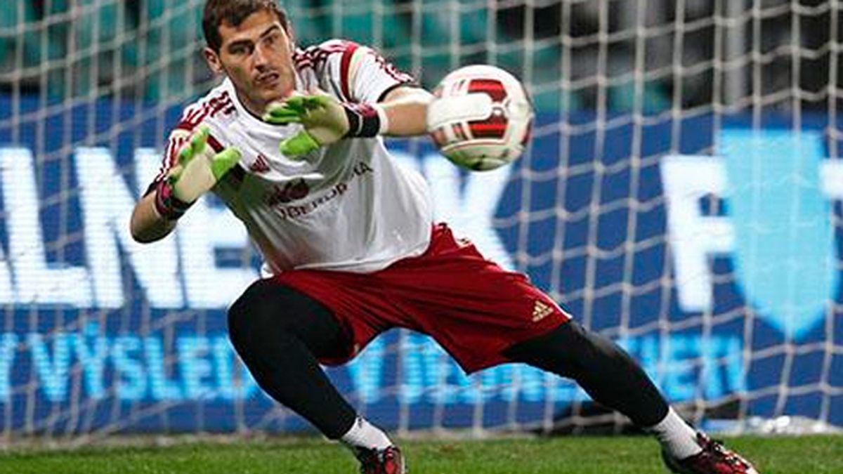 Iker Casillas entrena en Eslovaquia