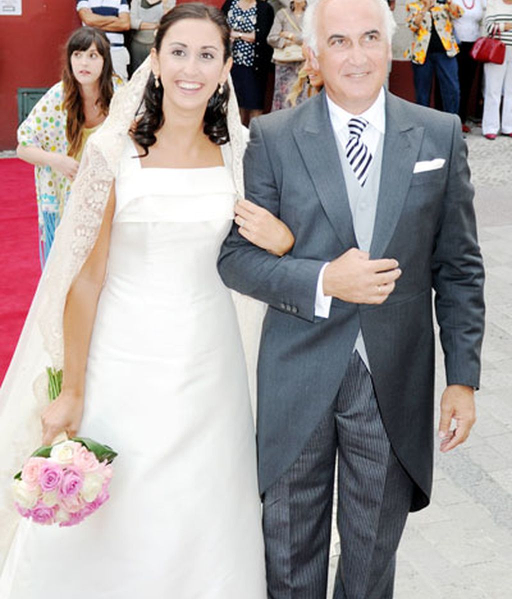 Carmen Lomana, en la boda de su sobrina