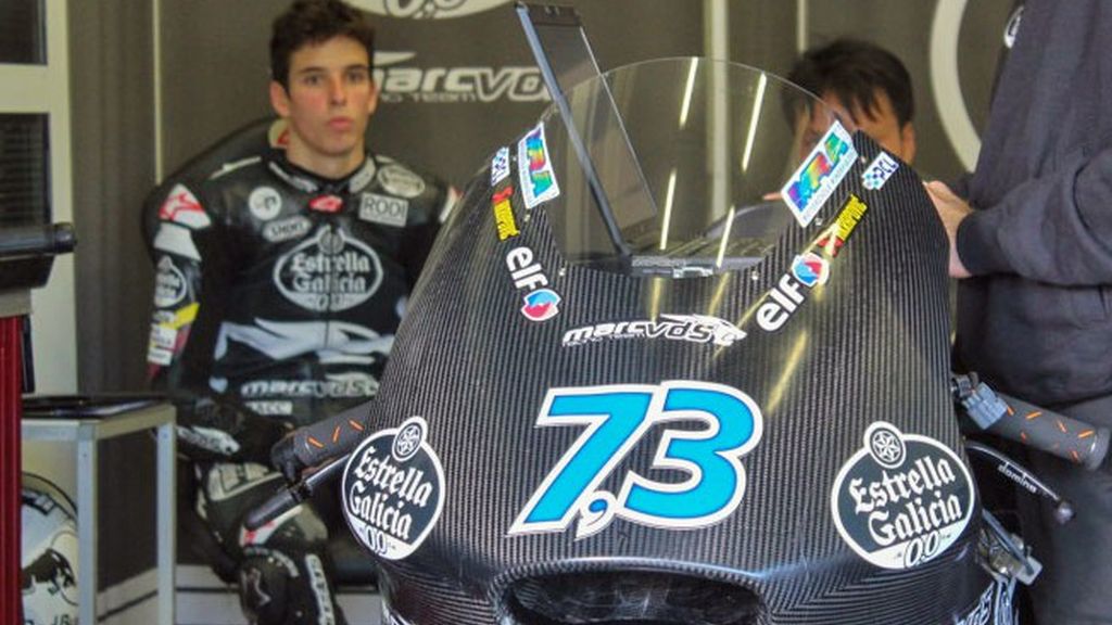 El campeón de Moto3 se adapta a la nueva categoría