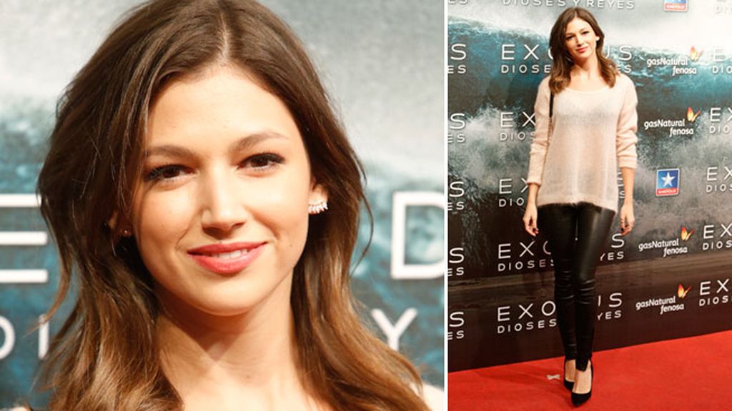 Úrsula Corberó apostó por el cuero