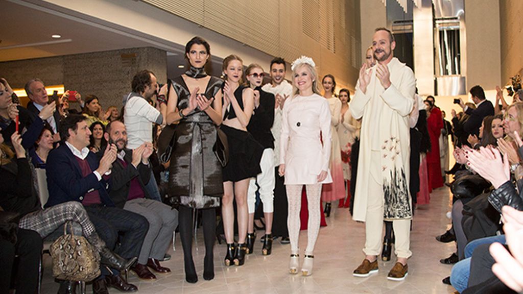 Ambiente en el desfile