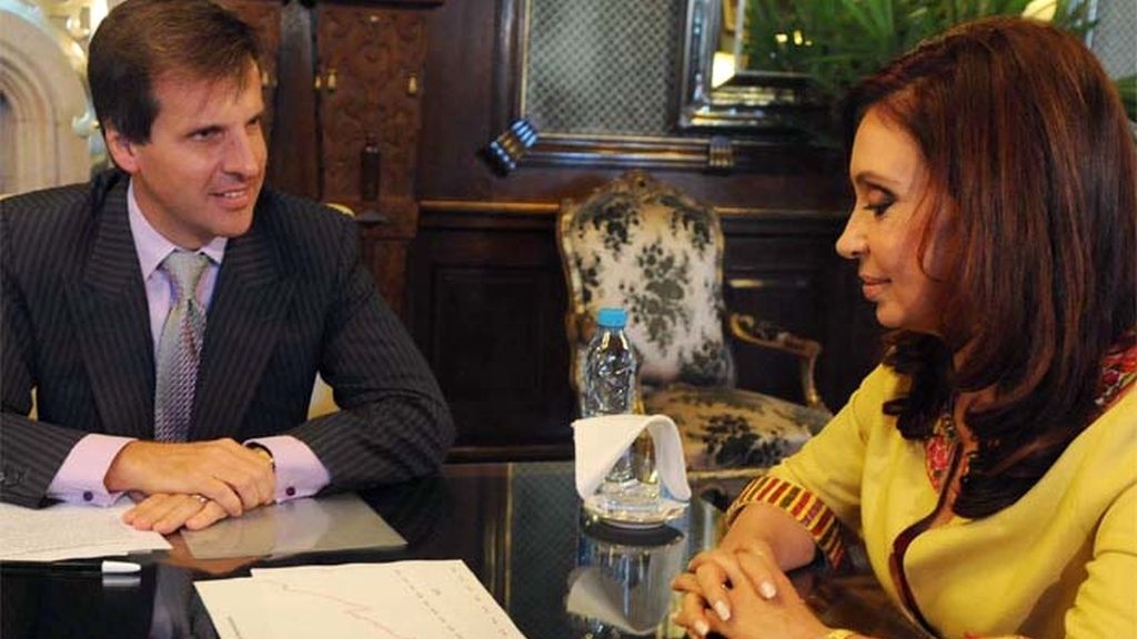 Martín Redrado y Cristina Fernández