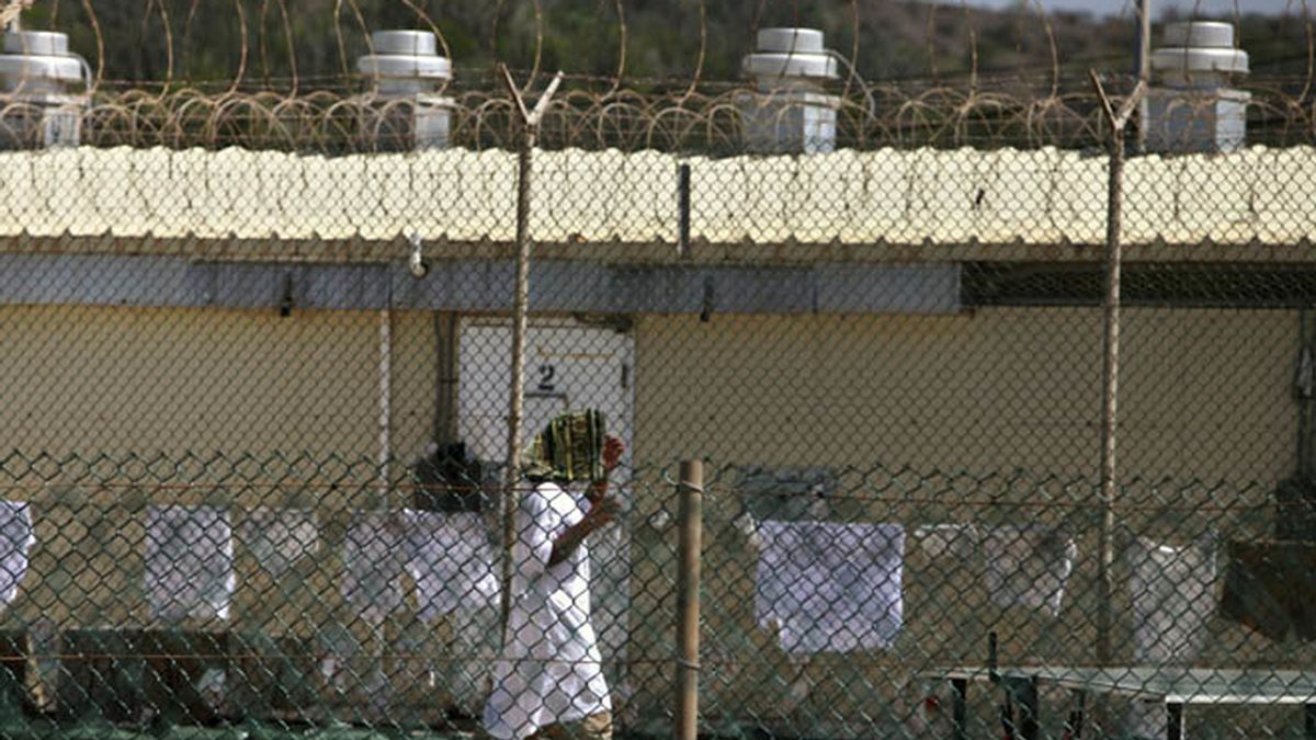Un preso en Guantánamo